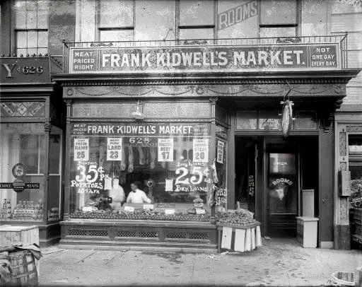 Frank Kidwell's Market Pennsylvania Ave. (1920)