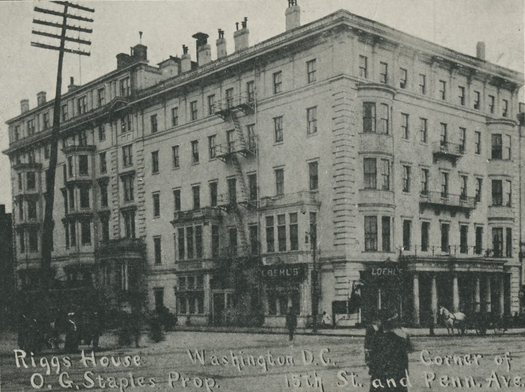 Riggs House at 15th and G St. NW