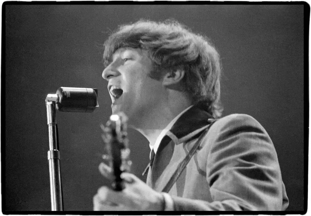 John Lennon at Washington Coliseum - Feb. 11th, 1964