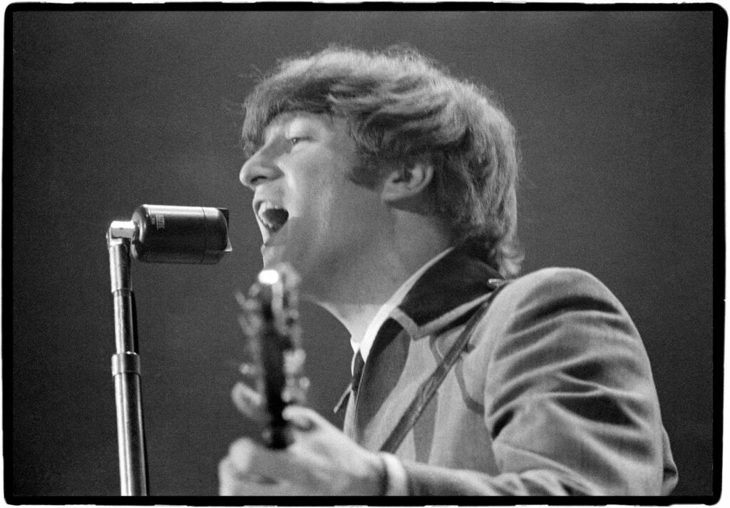 John Lennon at Washington Coliseum - Feb. 11th, 1964