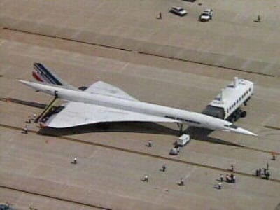 Air France Concorde at Dulles Airport