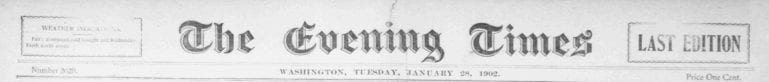 The Evening Times - January 28th, 1902