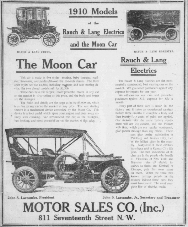 Ad for Rausch & Lang Coupler (1909)