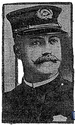 Officer Sprinkle in 1914
