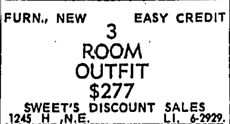 Sweet's Discount Sales (1966)