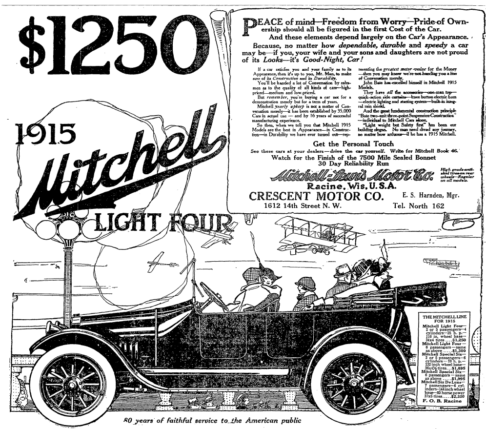 Mitchell-Lewis Motor Company and Crescent Motor Company