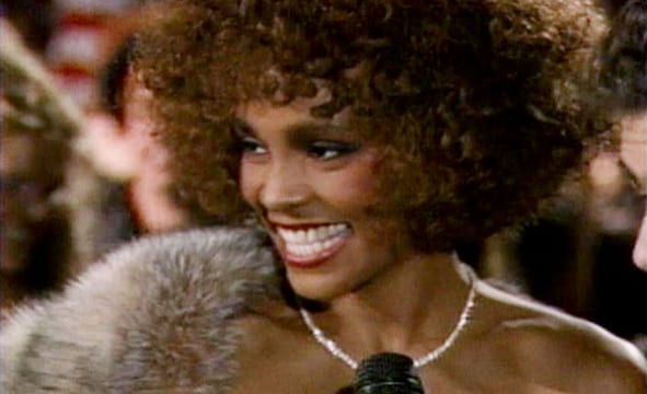 Whitney Houston wins at the 1986 MTV music awards
