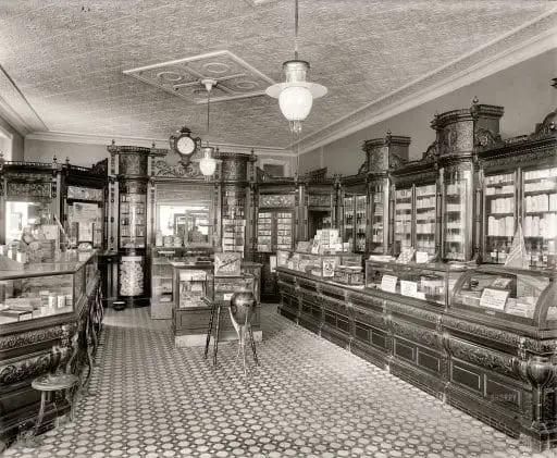 Inside Weller's Pharmacy