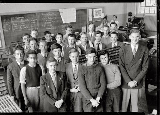 Eastern High School newspaper club (1941)