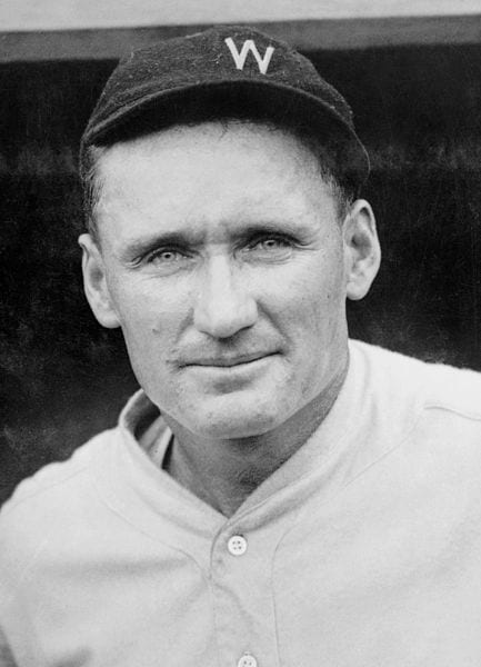 Walter Johnson in 1924 (Wikipedia)