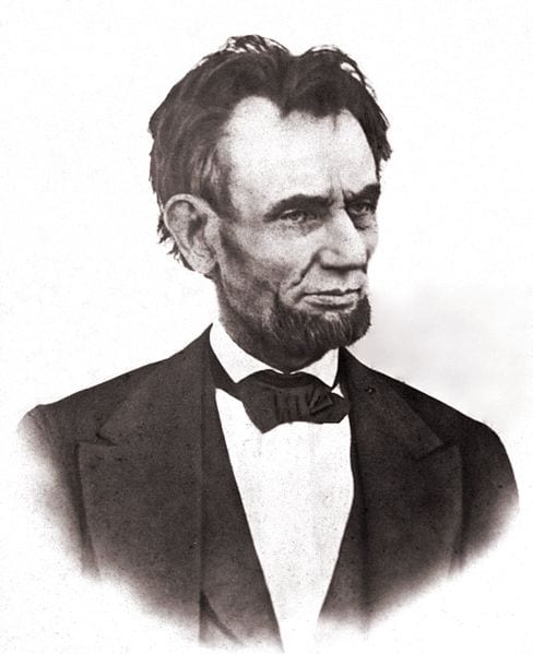 Abraham Lincoln in March, 1865 (Wikipedia)