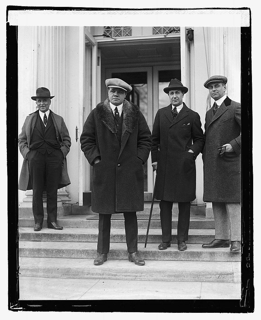 Babe Ruth exiting the West Wing