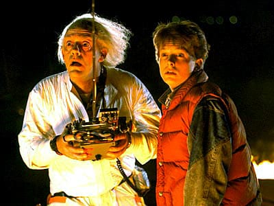 Doc Brown and Marty McFly