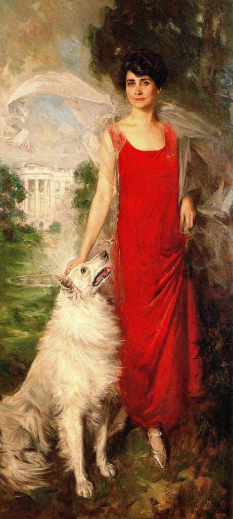 Grace Coolidge - Official White House portrait, 1924 (Wikipedia)