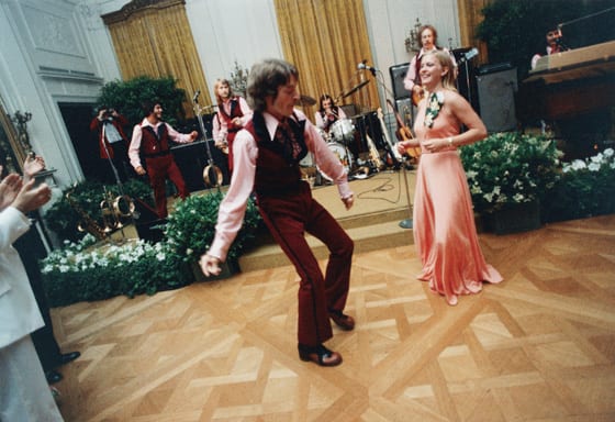 Susan Ford gettin' down in the East Room with her date