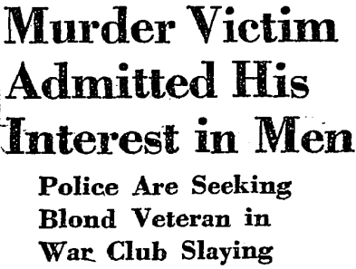 June 5th Washington Post headling (1946)