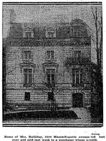 Photo of 2234 Massachusetts Ave. NW in 1911 (Washington Post)