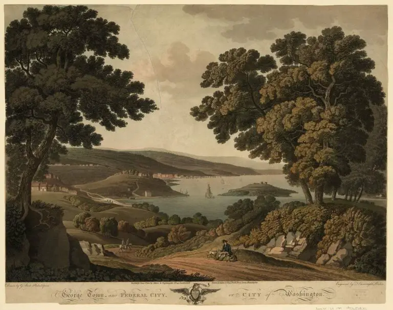 Georgetown view in 1801