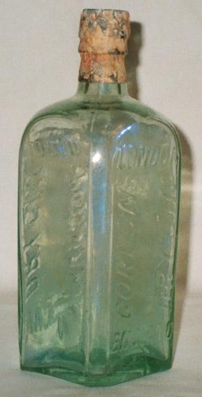 Antique bottle of gin