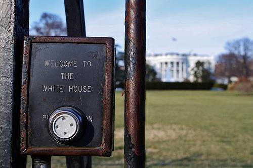 White House south gate