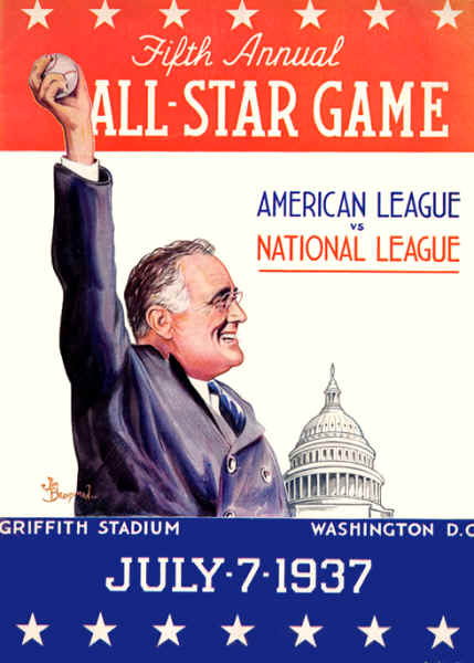 1937 All-Star game program (Smithsonian)
