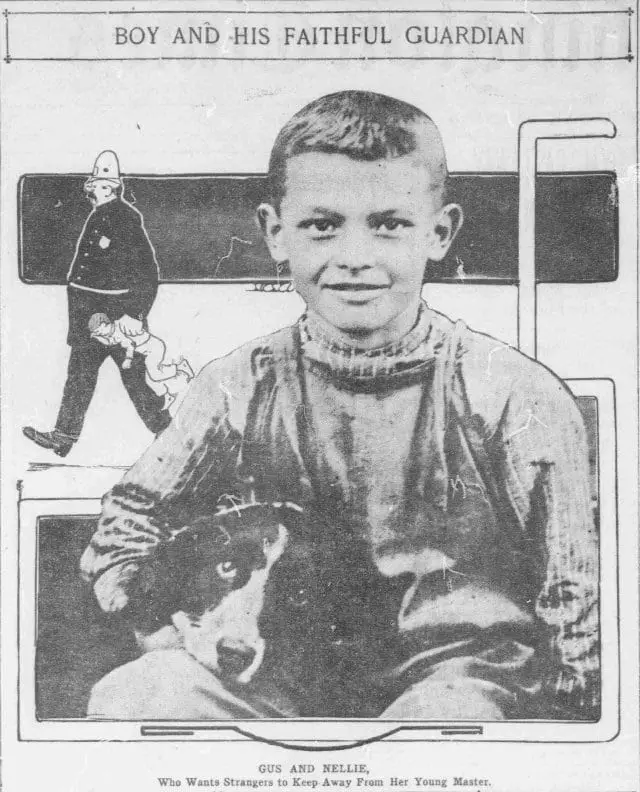 Gus and Nellie in the Washington Times - August 11th, 1908