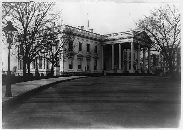 White House north view - 1901 (Library of Congress)