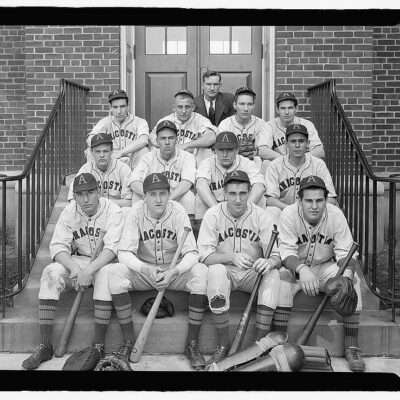 Anacostia High School Indians baseball team in 1939 (Library of Congress)
