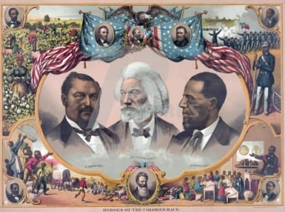 Blanche Kelso Bruce, Frederick Douglass, Hiram Rhodes Revels