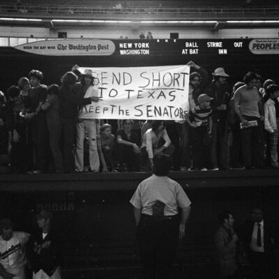 Washington fans express their outrage at Bob Short moving team to Texas in 1971
