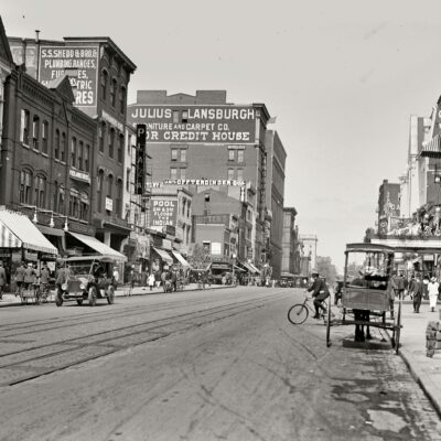 looking north on 9th St. NW in 1915 (Shorpy)