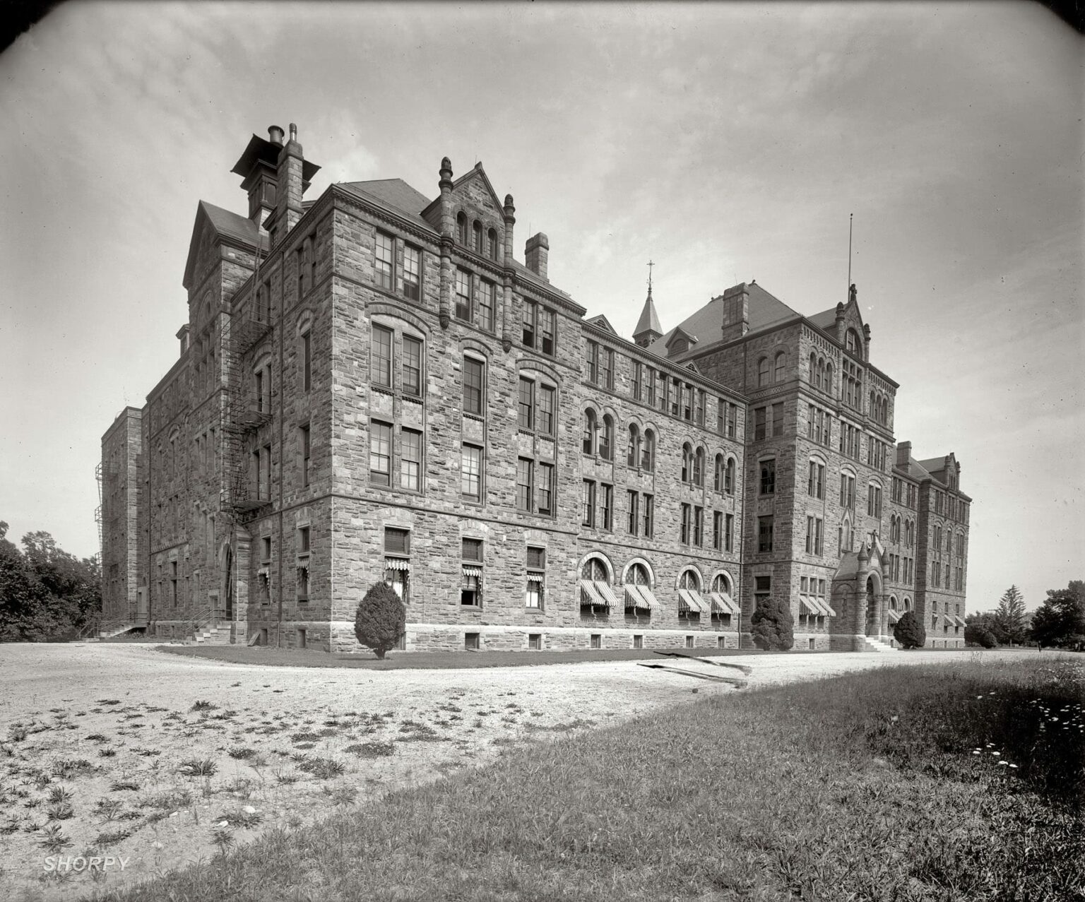 A Closer Look at Caldwell Hall at Catholic University 1915