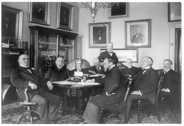 McKinley & cabinet (Library of Congress)