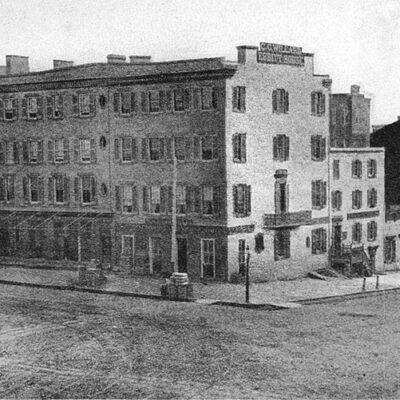 Ebbitt House in 1865 as photographed by Matthew Brady (Wikipedia)