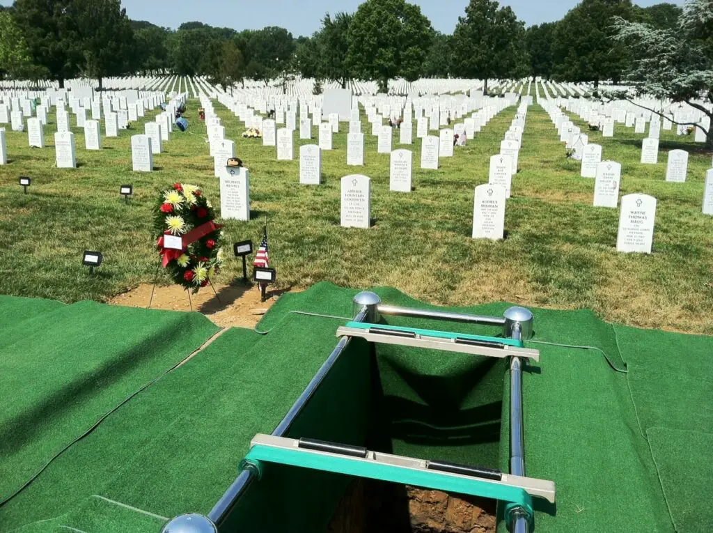burial at Arlington National Cemetery