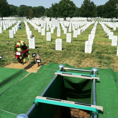 burial at Arlington National Cemetery
