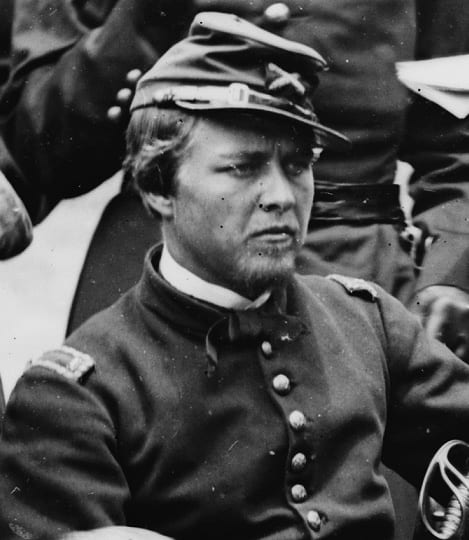 First Lieutenant Peter C. Hains, 1862. Photo by James F. Gibson (Library of Congress)