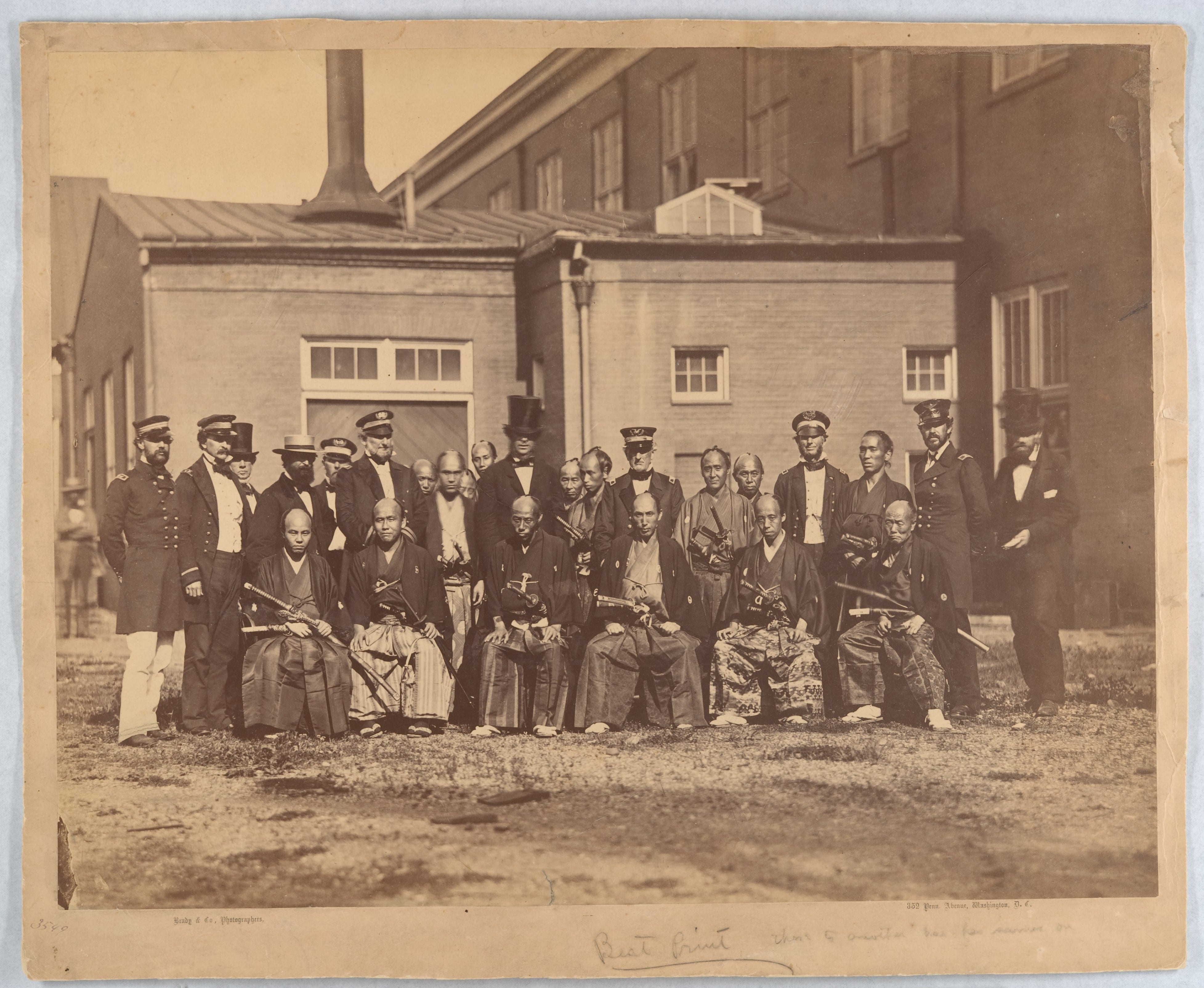 Arrival Of First Japanese Embassy At The Navy Yard 1860 Ghosts Of Dc