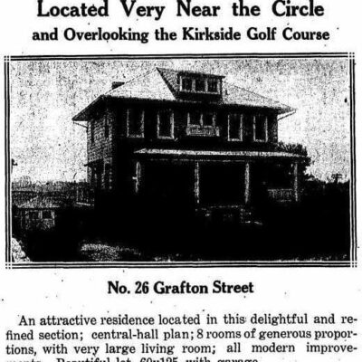 26 Grafton St. in Chevy Chase - August 19th, 1923 (Washington Post)