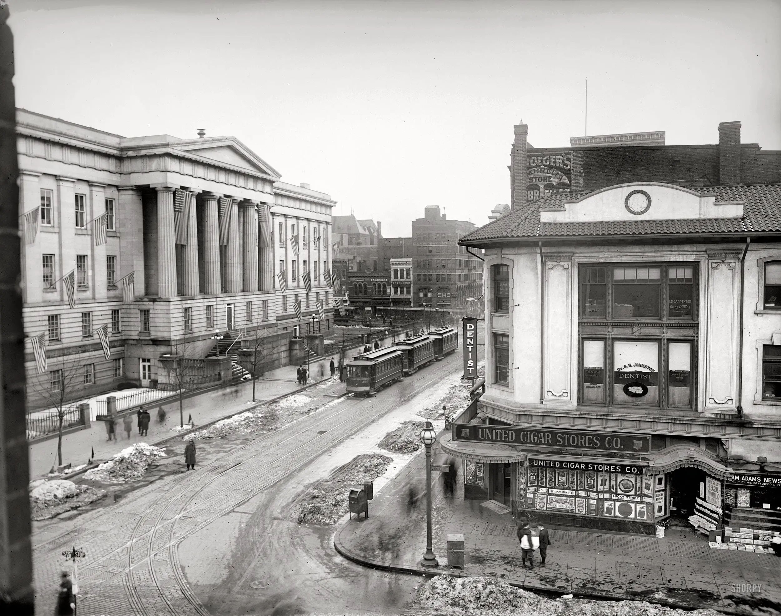 9th and G St. NW in 1919 (Shorpy)