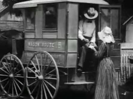 U.S. mail carrier in 1903