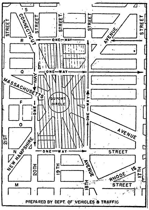 traffic routes mapped; Dupont Circle closed for one year (Washington Post)