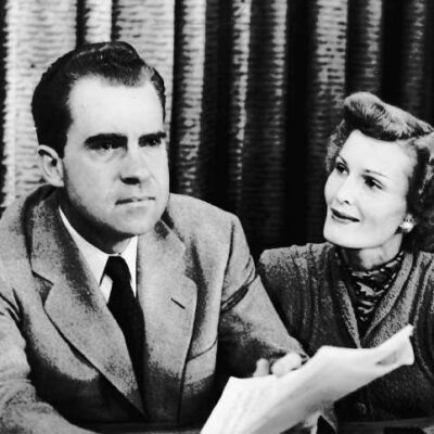 Richard and Patty Nixon in 1952