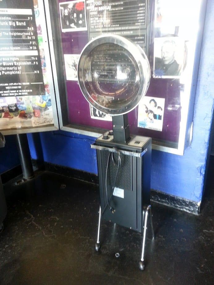 James Brown's hair dryer at the 9:30 Club