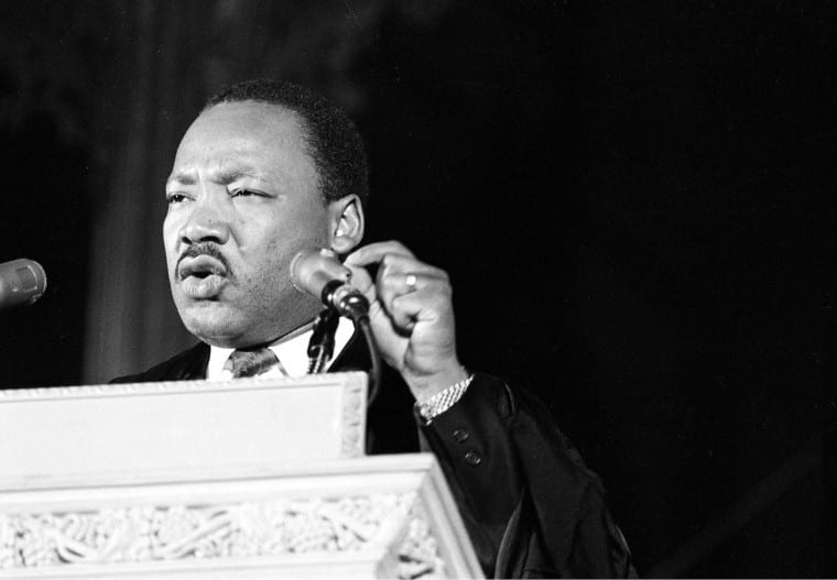 Martin Luther King Jr. at Washington National Cathdral - March 31st, 1968 (Associated Press)