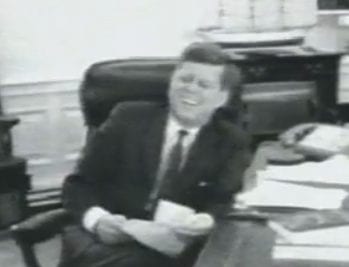 JFK in the Oval Office