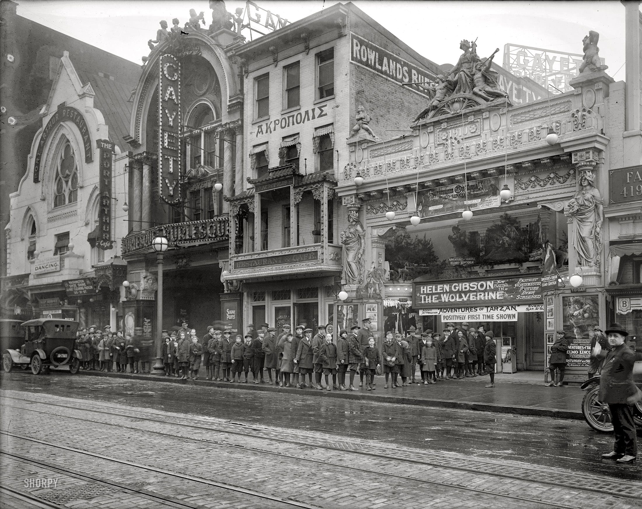 Leader Theater and Gayity Theater circa 1922