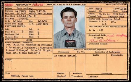 Frank Morris Escaped Alcatraz, Had High IQ - Ghosts of DC