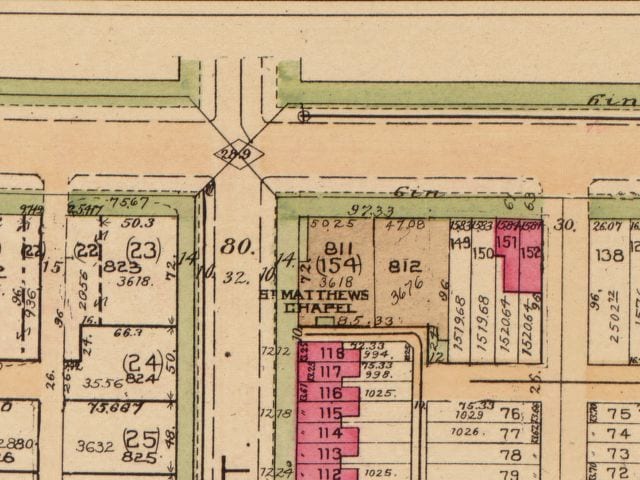 St. Matthew's Episcopal Chapel at Half and M streets southeast - 1921