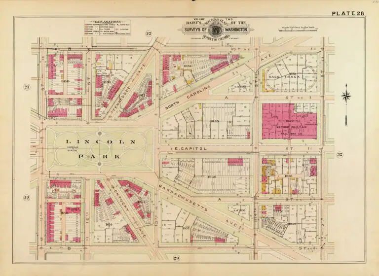 Lincoln Park Baist real estate map in 1903